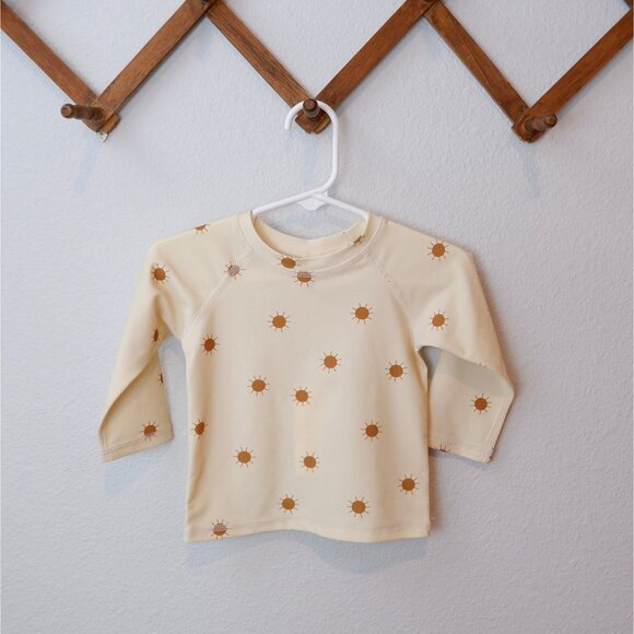 NEW Rylee + Cru Baby Neutral Sun Rashguard Swimsuit, size 6-12 months - Picture 2 of 10